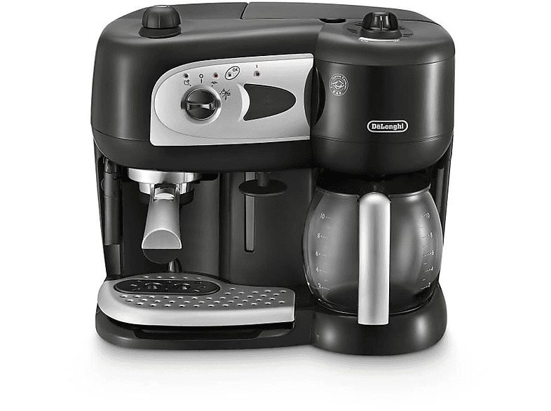 Cafetera express - DE LONGHI BCO 261.B, 15 bar, 1750 W, 10 tazas, Negro