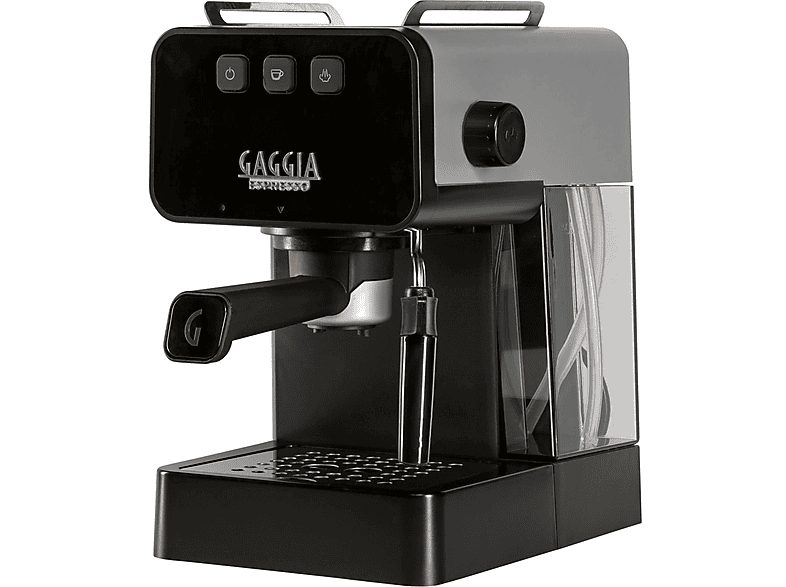 Cafetera express - GAGGIA ESPRESSO DELUXE, 15 bar, 1900 W, 2 tazas, Gris