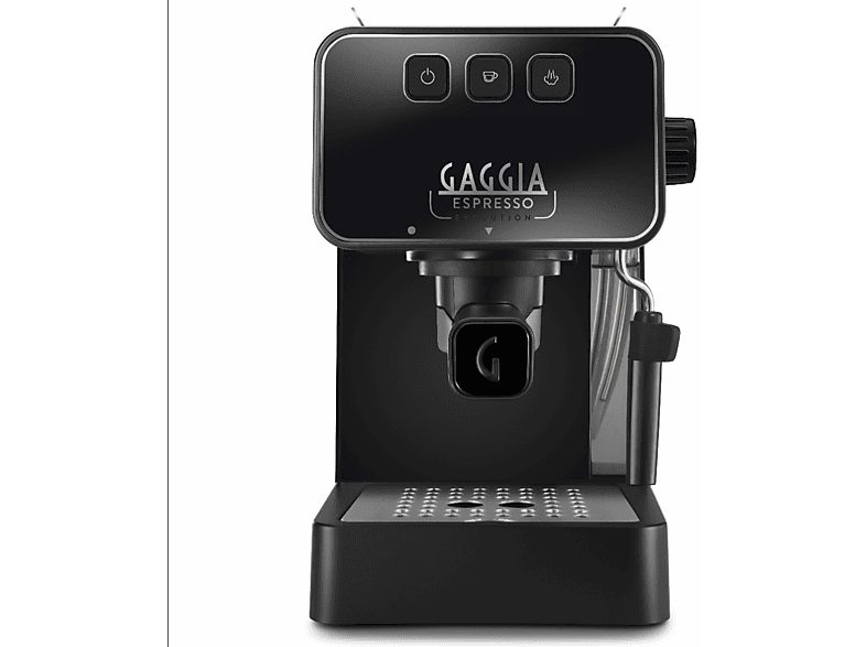 Cafetera express - GAGGIA ESPRESSO EVOLUTION, 15 bar, 1900 W, 2 tazas, Negro