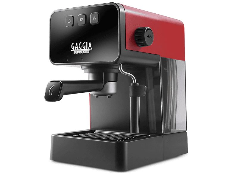 Cafetera express - GAGGIA ESPRESSO STYLE, 15 bar, 1900 W, 2 tazas, Rojo