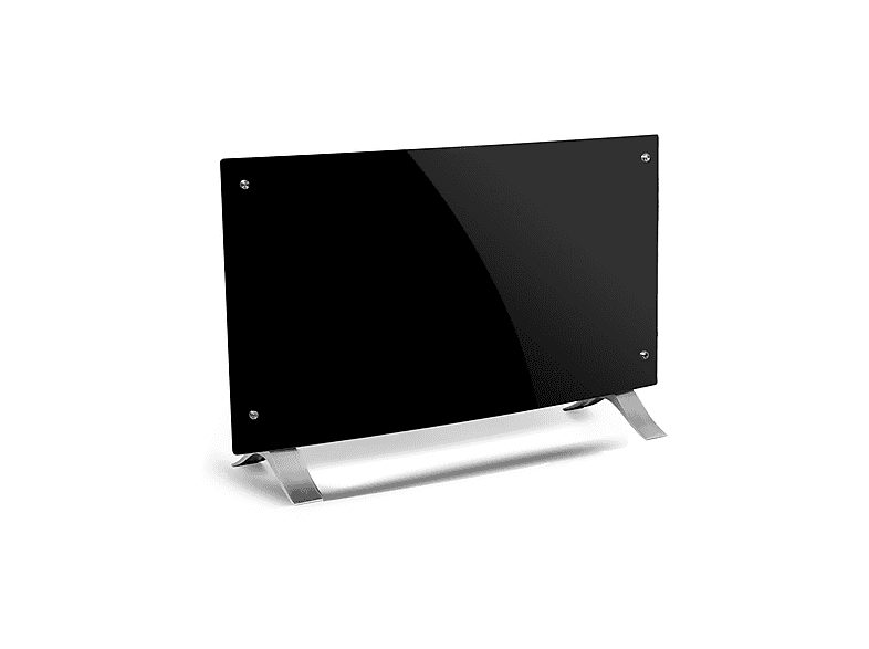 Calefactor - KLARSTEIN ACO7-BornholmCurvedB, 2000 W, 2 niveles de calor, Negro