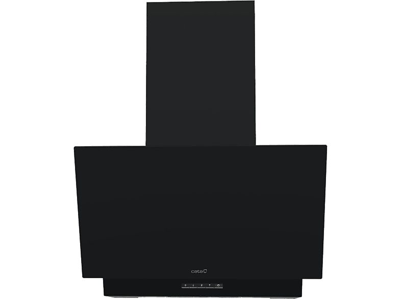 Campana decorativa - Cata THALASSA 700GBK, 4 Niveles Extracción, 811 m³/h, 70 cm Ancho, Negro