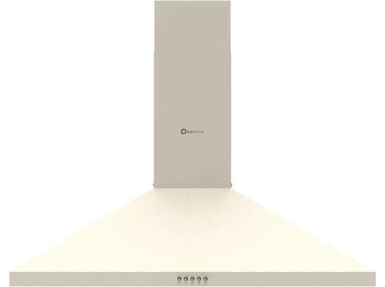 Campana Decorativa - SOLTHERMIC B00110893, 90 cm, Crema