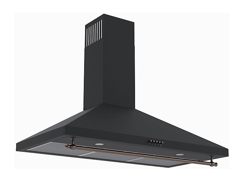 Campana decorativa - SOLTHERMIC H90PR, 90 cm, Negro