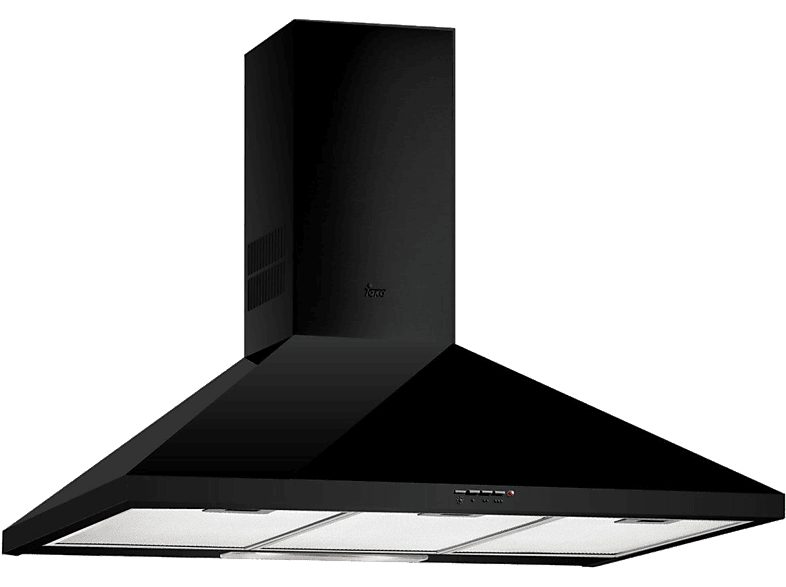 Campana decorativa - Teka 40460442 DBB 90, 3 Velocidades, 440 m³/h, 90 cm, Negro