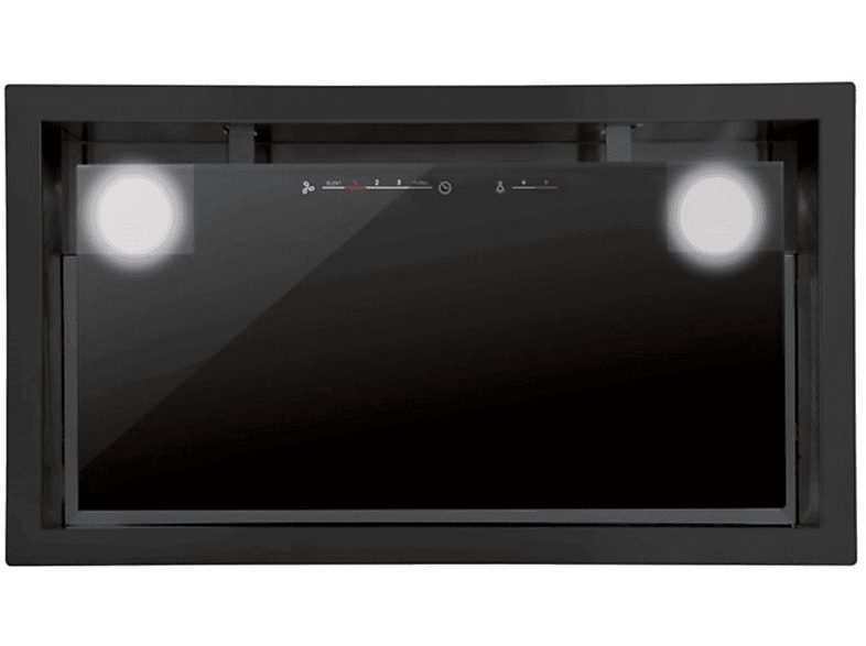 Campana grupo filtrante - Cata GC Dual A BK 75, Integrable, 820m3/h, 4 niveles, 79.2 cm, A, Negro