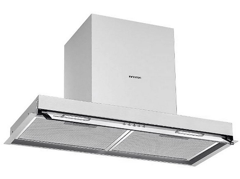 Campana grupo filtrante - INFINITON CMPG-A6035, 3 velocidades, 587,33 m³/h, 60 cm, Inox