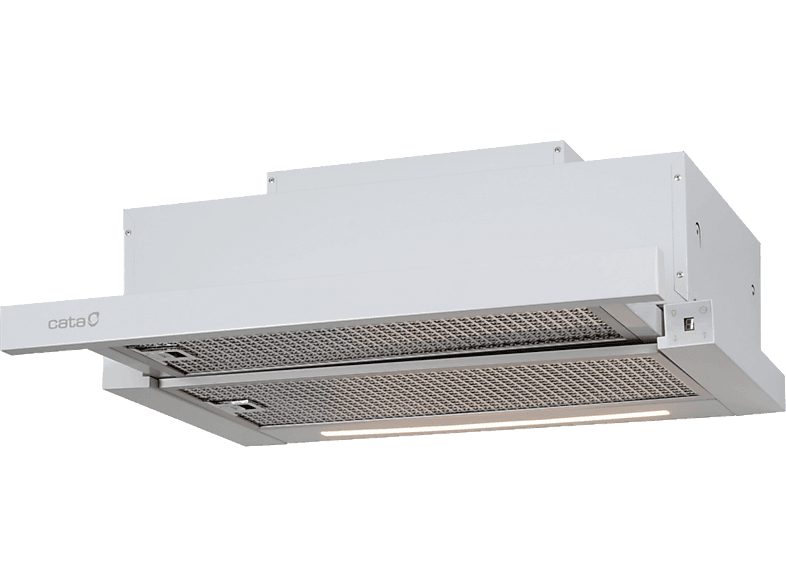 Campana telescópica - Cata TFH 6630 WH, 6 Velocidades, 605 m³/h, 60 cm, Blanco