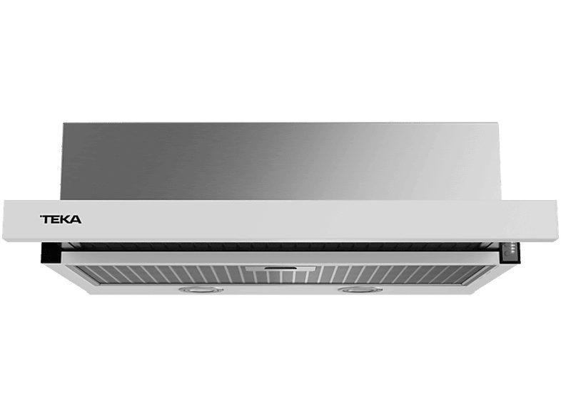 Campana telescópica - Teka CNL 6415 W, 2 Velocidades + intensiva, 385m³/h, 60 cm, Blanco