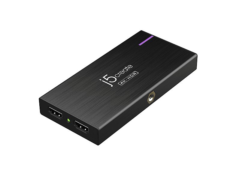 Capturadora de vídeo  - JVA14-N Juegos de 4K J5CREATE, Negro