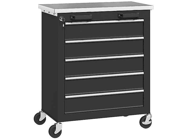 Carro de herramientas - HOMCOM B20-123V00BK