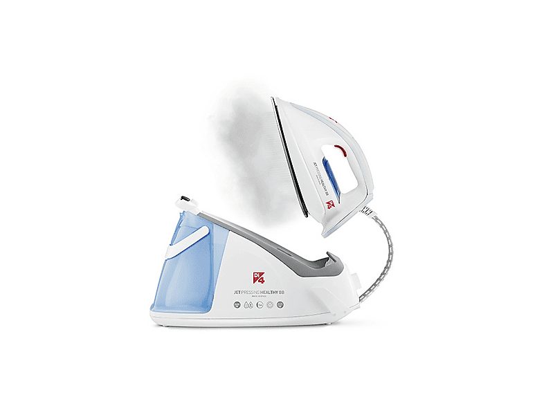Centro de planchado - DI4 JP HEALTHY 8B, 2600 W, 700 g/m, 8,00 bar, Diamond 4D PROslide, Blanco