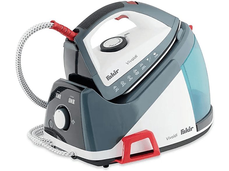 Centro de planchado - FAKIR 4826001, 220 V, 6,5 bar, Cerámica, Blanco