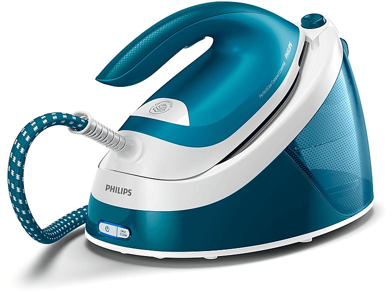 Centro de planchado - PHILIPS GC6840/20, 2400 W, 360 g, 6 bar, SteamGlide, Blanco