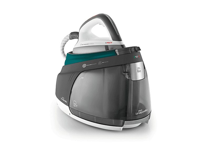 Centro de planchado - POLTI PLEU0263, 2350 W, 8,5 bar, Plástico, Gris