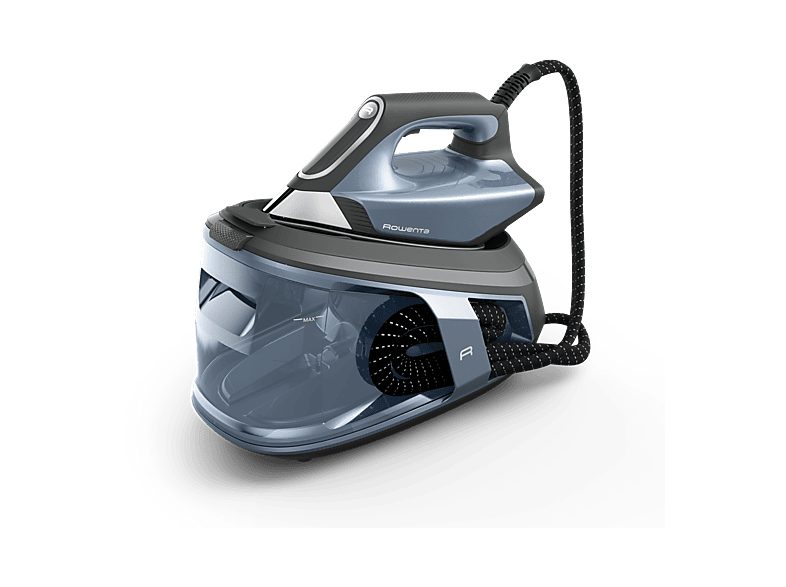 Centro de planchado - Rowenta VR9031, 2800 W, 7,5 bar, 130 g/min, Golpe de vapor 550 g/min, 1.8 L, Modo ECO, Tecnología Quicksteam, Aqua