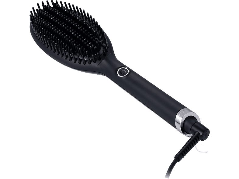 Cepillo alisador - ghd glide gift set, Tecnología iónica, Temperatura constante de 185ºC, Apagado automático, Negro