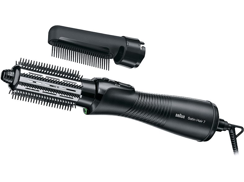 Cepillo de aire caliente  - Satin Hair 7 AS 720 BRAUN, Negro, plata