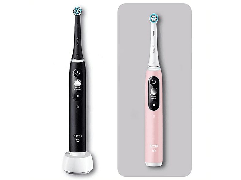 Cepillo eléctrico - ORAL-B 4210201448853, 5 velocidades, Negro, Rosa