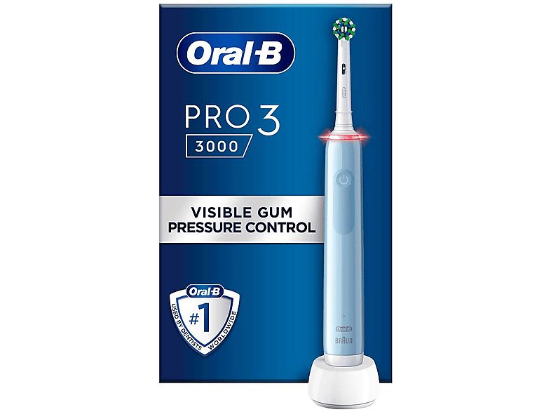 Cepillo eléctrico - ORAL-B 8006540759752, 3 velocidades, Azul