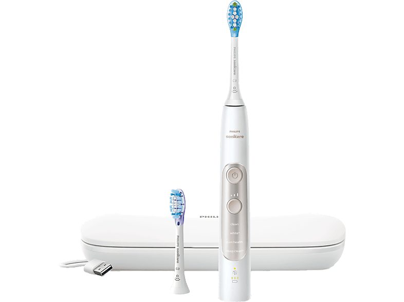 Cepillo eléctrico - PHILIPS HX9691/02, 4 velocidades, Oro, Blanco