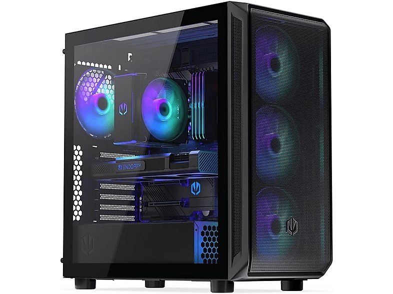 Chasis PC  - Arx 700 ARGB ENDORFY, Negro