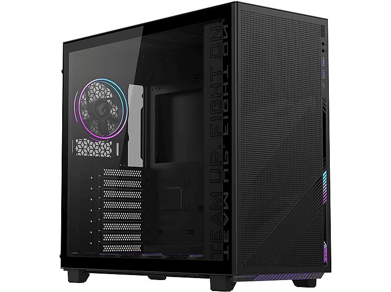 Chasis PC  - C400 GIGABYTE, Negro