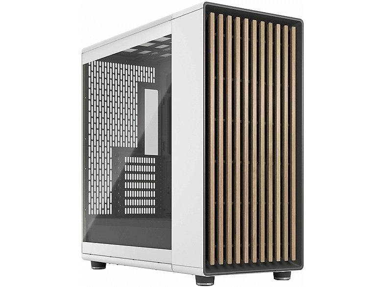 Chasis PC  - North XL FRACTAL DESIGN, Blanco