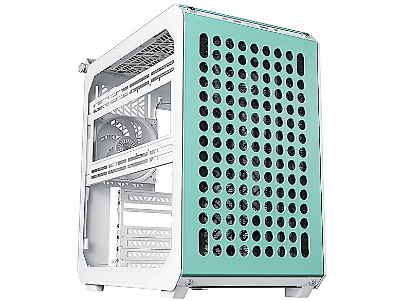 Chasis PC  - QUBE 500 Flatpack Macaron Edition COOLER MASTER, Crema de color, Color menta, Rosa