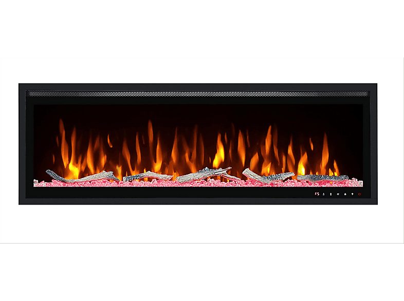Chimenea eléctrica - DUPI Nero Pro LUMINA, 1800 kW , Negro