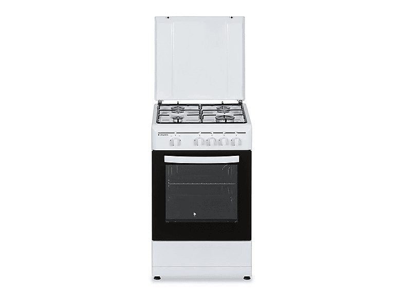 Cocina de gas  - AKG4500TM ASPES, 4 zonas, 55,0 l, 500 mm, Inox