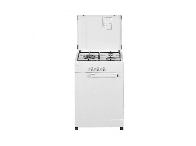 Cocina de Gas  - Cocina 50x50 Portabombona Blanca SOLTHERMIC, 49 l, 50 cm, Blanco