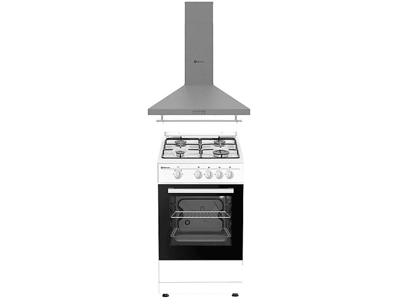 Cocina de gas  - P_B00110282_B0012791 SOLTHERMIC, 85 mm, Blanco