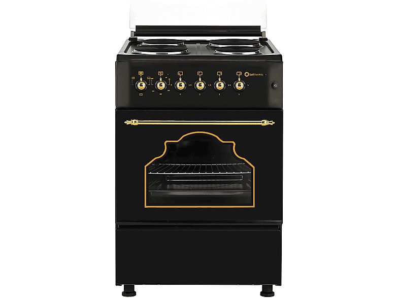 Cocina eléctrica  - B00110540 SOLTHERMIC, 60 l, 50 cm, Negro