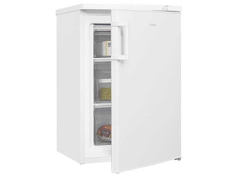 Congelador bajo encimera - EXQUISIT GS81-H-010E weiss, 845 mm, blanco,Entrega en Domicilio