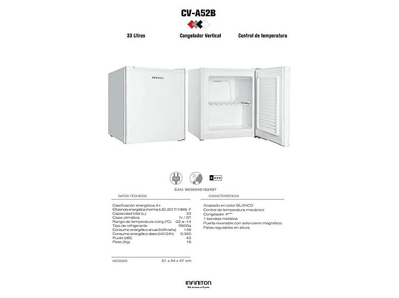 1:congelador-bajo-encimera-infiniton-cv-a52b-33-l-51-cm-blanco-1.jpg|2:congelador-bajo-encimera-infiniton-cv-a52b-33-l-51-cm-blanco-2.jpg|3:congelador-bajo-encimera-infiniton-cv-a52b-33-l-51-cm-blanco-3.jpg|4:congelador-bajo-encimera-infiniton-cv-a52b-33-
