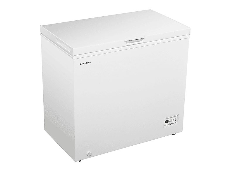 Congelador horizontal - ASPES ACH2002EDC, 0,47 l, 84,6 cm, Blanco