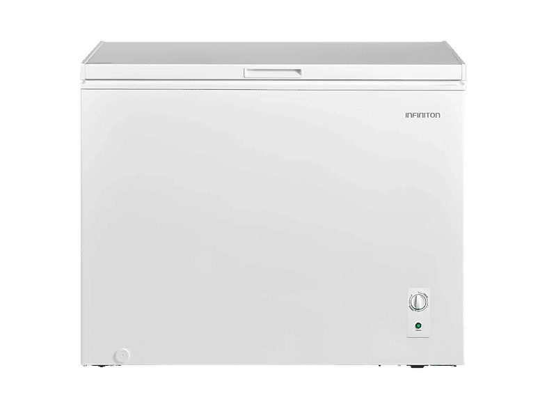 Congelador horizontal - Infiniton CH-25H85BEH, 249 l, 85 cm Alto, Compresor Silent design, Tecnología Dual System, Blanco