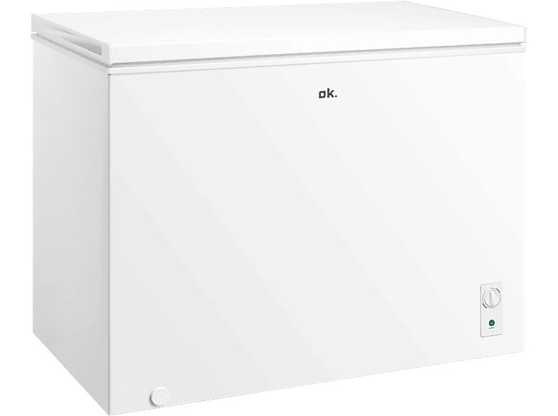 Congelador horizontal - ok. OFZ 181 E W, 293 l, 84.8 cm, Control temperatura, 4 estrellas, Blanco