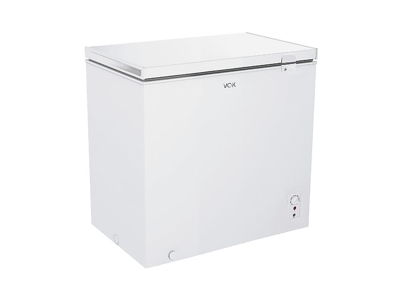 Congelador horizontal - VOK EVF-194CDEW, Capacidad 194 l, Función dual, Cerradura, 83,5 cm, Blanco