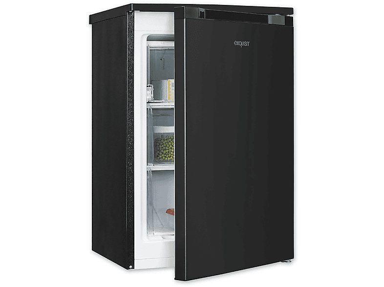 Congelador vertical - EXQUISIT GS81-051C, 85 l, 845 mm, Gris Oscuro