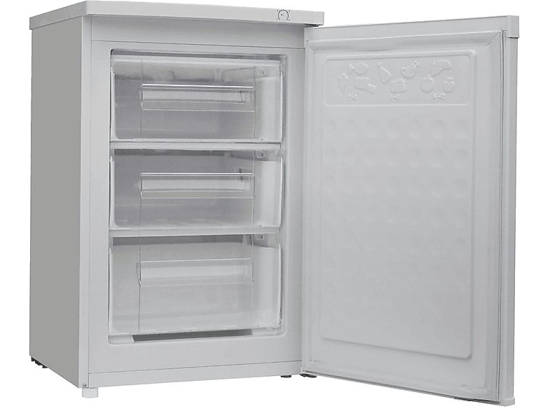 Congelador vertical - SOLTHERMIC CV855E, 84 cm, Blanco