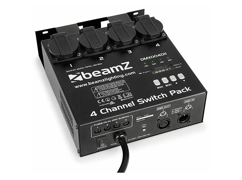 Controladora DJ  - DMX512 BEAMZ, Black