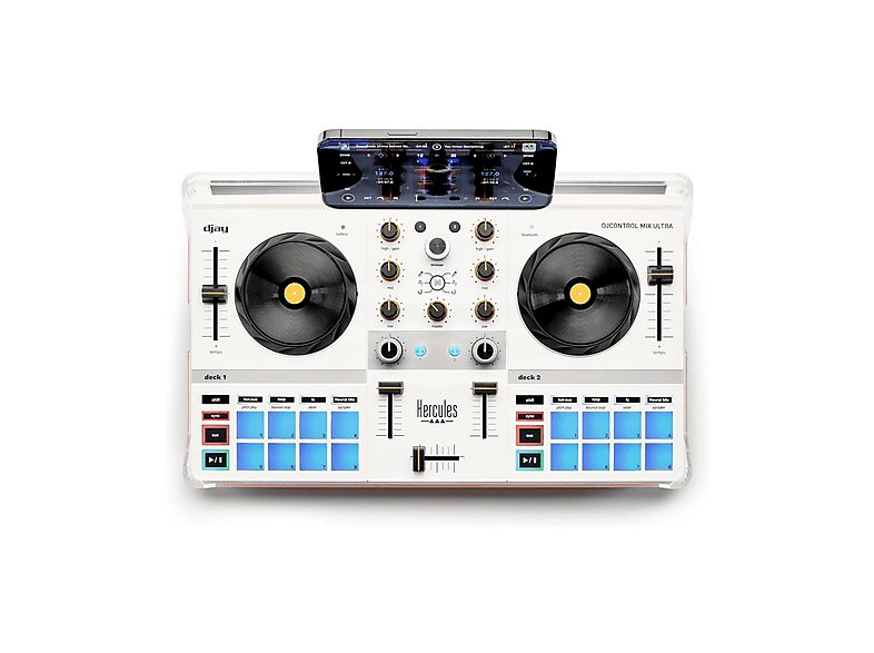 Controladora DJ  - MIX ULTRA HERCULES, Blanco