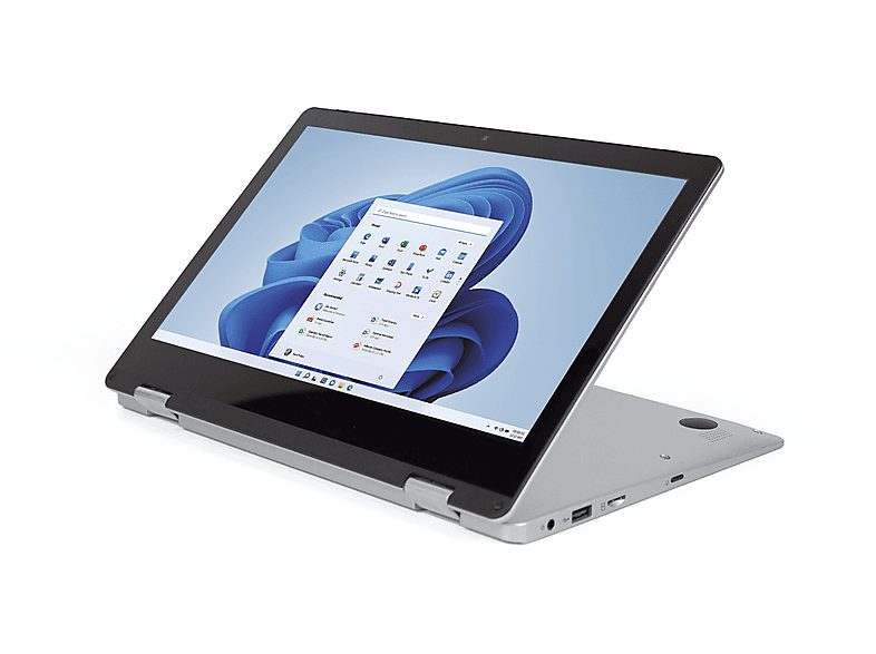 Convertible - PRIXTON Flex Pro, 11,6 " HD, Intel Celeron Gemini Lake N4020, 4 GB RAM, 128 GB SSD, Dimensity Onboard Graphics, Windows 11 Home, Metalizado