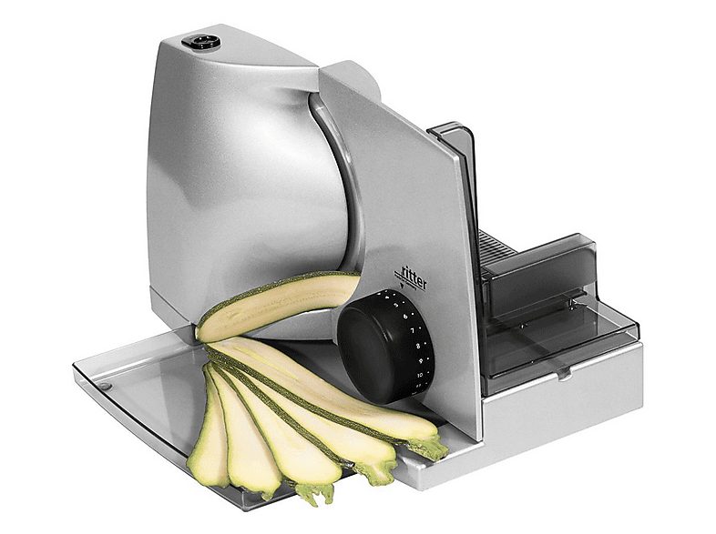 Cortafiambres - RITTER Allesschneider Compact 1, 65 W, Plata