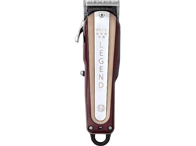 Cortapelos - WAHL Cordless Legend, 9 niveles, Vinotinto, Beige, Plateado
