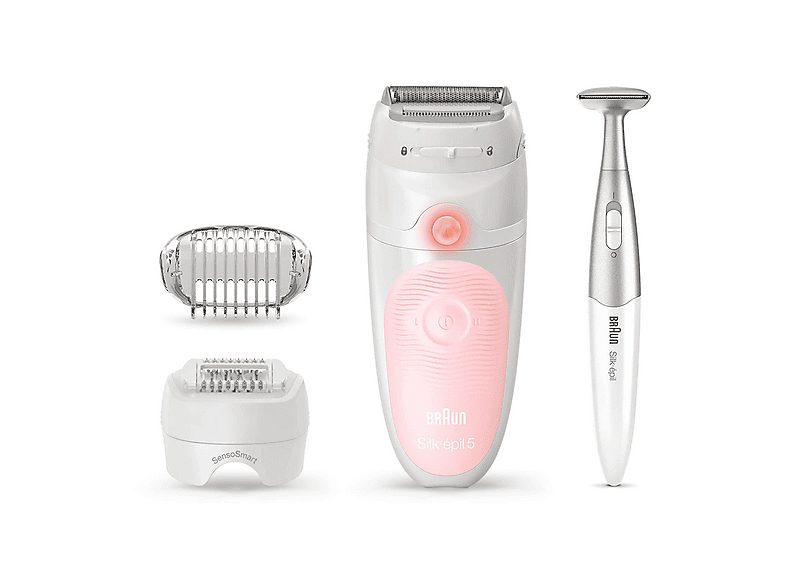 Depiladora  - 165239 BRAUN, 2 velocidades, Bikini Styler, Blanco