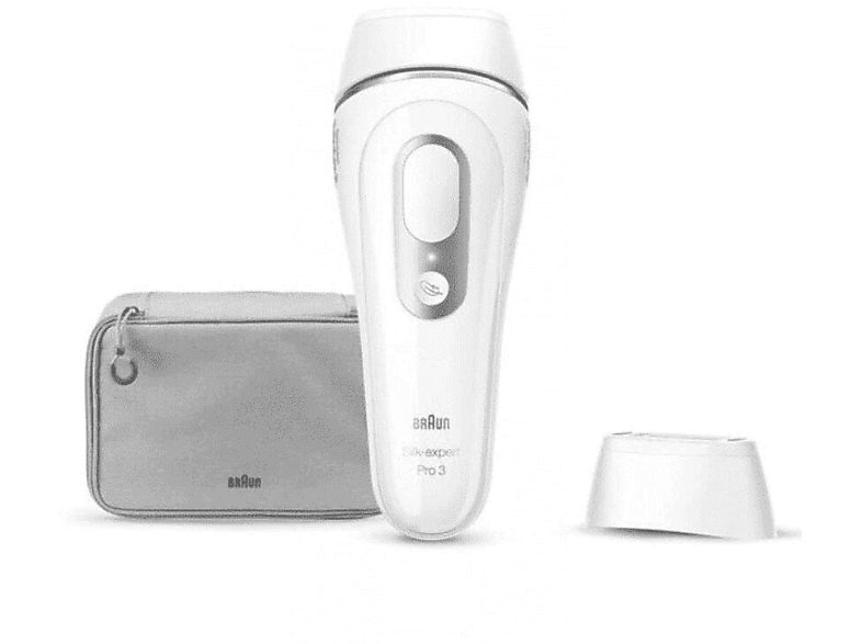Depiladora IPL - BRAUN IPL PL3020, 3 velocidades, Neceser, Blanco
