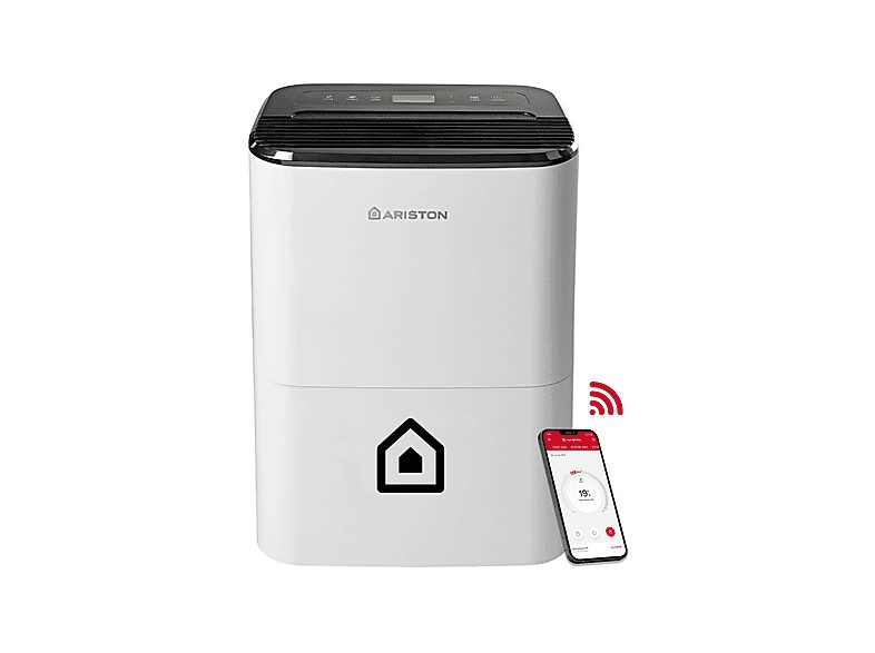 Deshumidificador - ARISTON DEOS 21S LITROS, 3 l, 52 m², Blanco